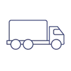 Industry transport logistics data processing icon